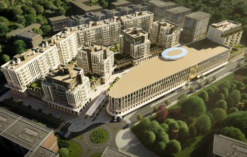 Комплекс житлових будинків та торгово-офісний центру по вулиці Слов’янська набережна, 31 в м. Ужгороді